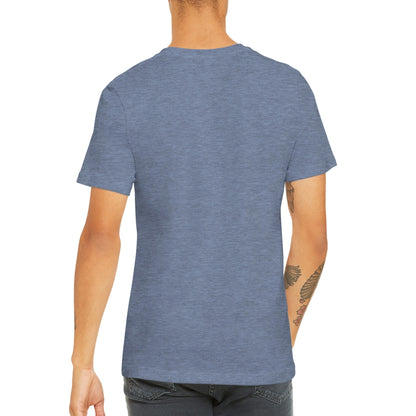 Men's Premium Crewneck T-shirt - Go Long Young Man - The Vandi Company