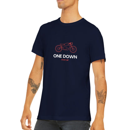 Men's Premium Crewneck T-shirt - One Down - The Vandi Company