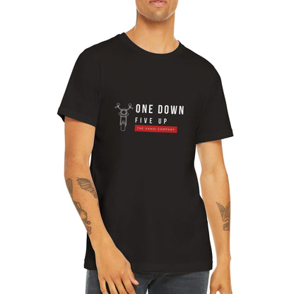 Men's Premium Crewneck T-shirt - One Down Five Up - The Vandi Company