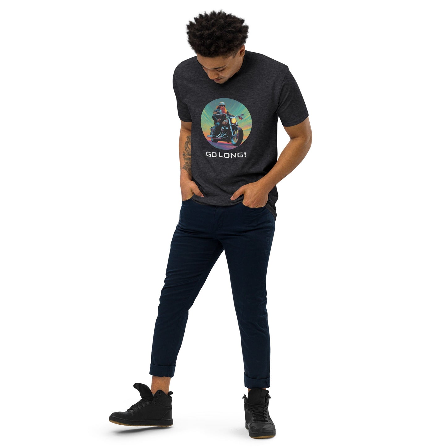 Men’s Premium Tee - Go Long - The Vandi Company