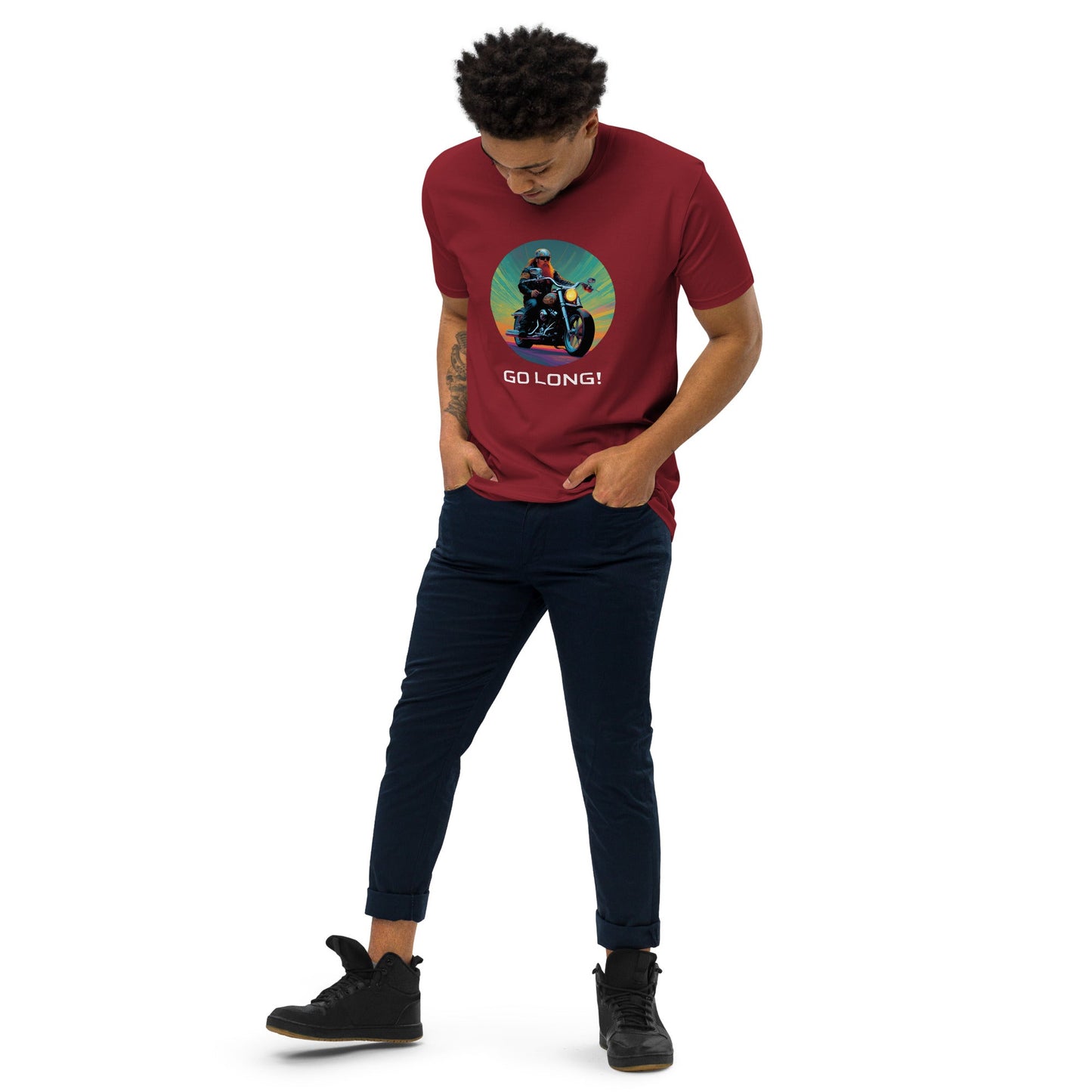 Men’s Premium Tee - Go Long - The Vandi Company