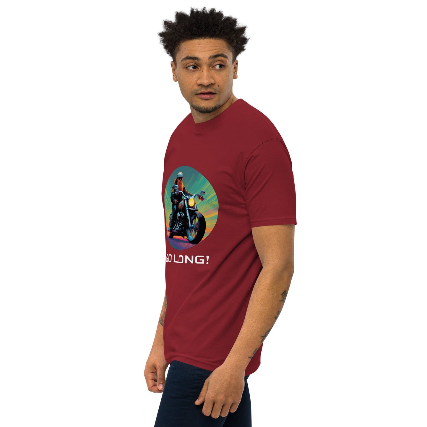 Men’s Premium Tee - Go Long - The Vandi Company