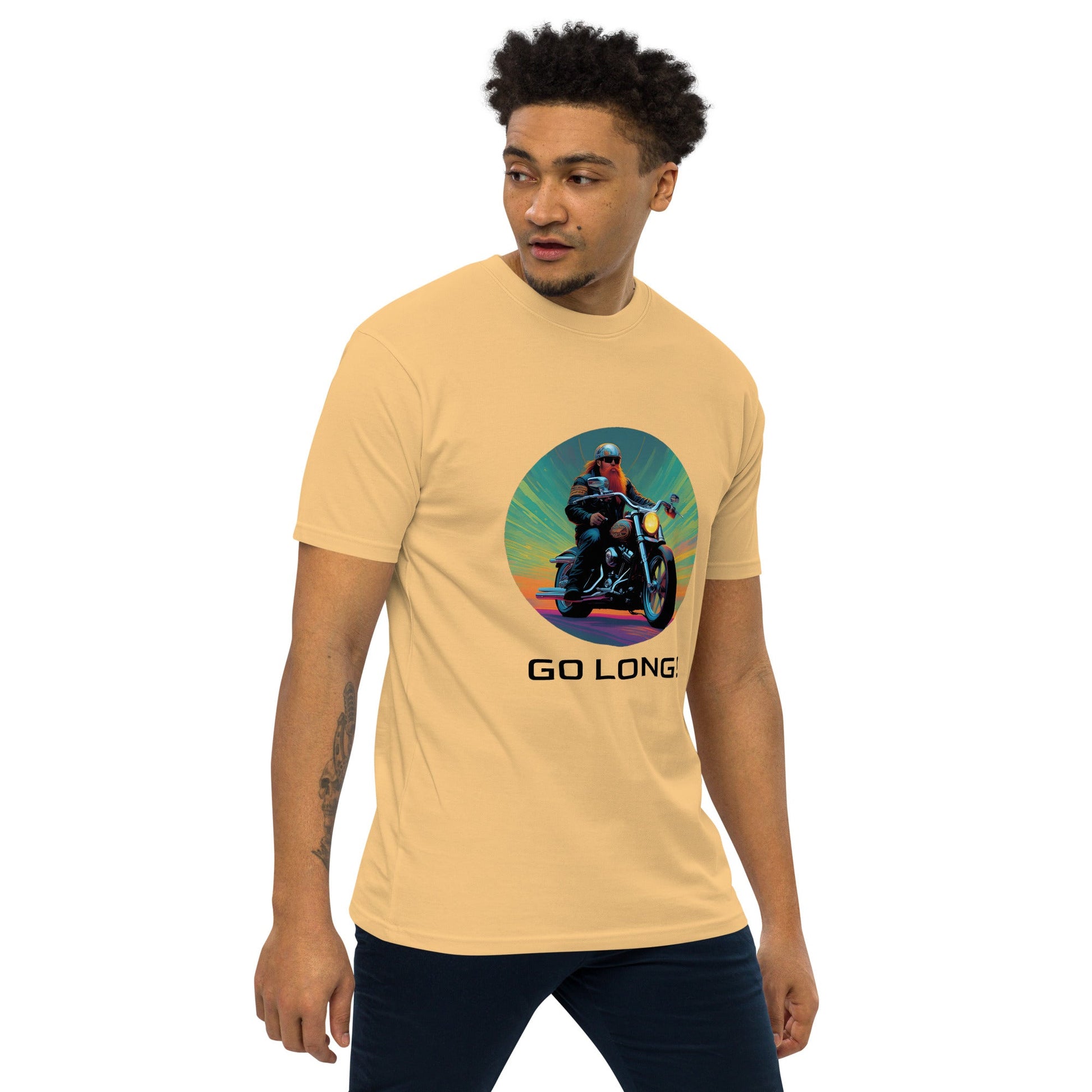 Men’s Premium Tee - Go Long - The Vandi Company