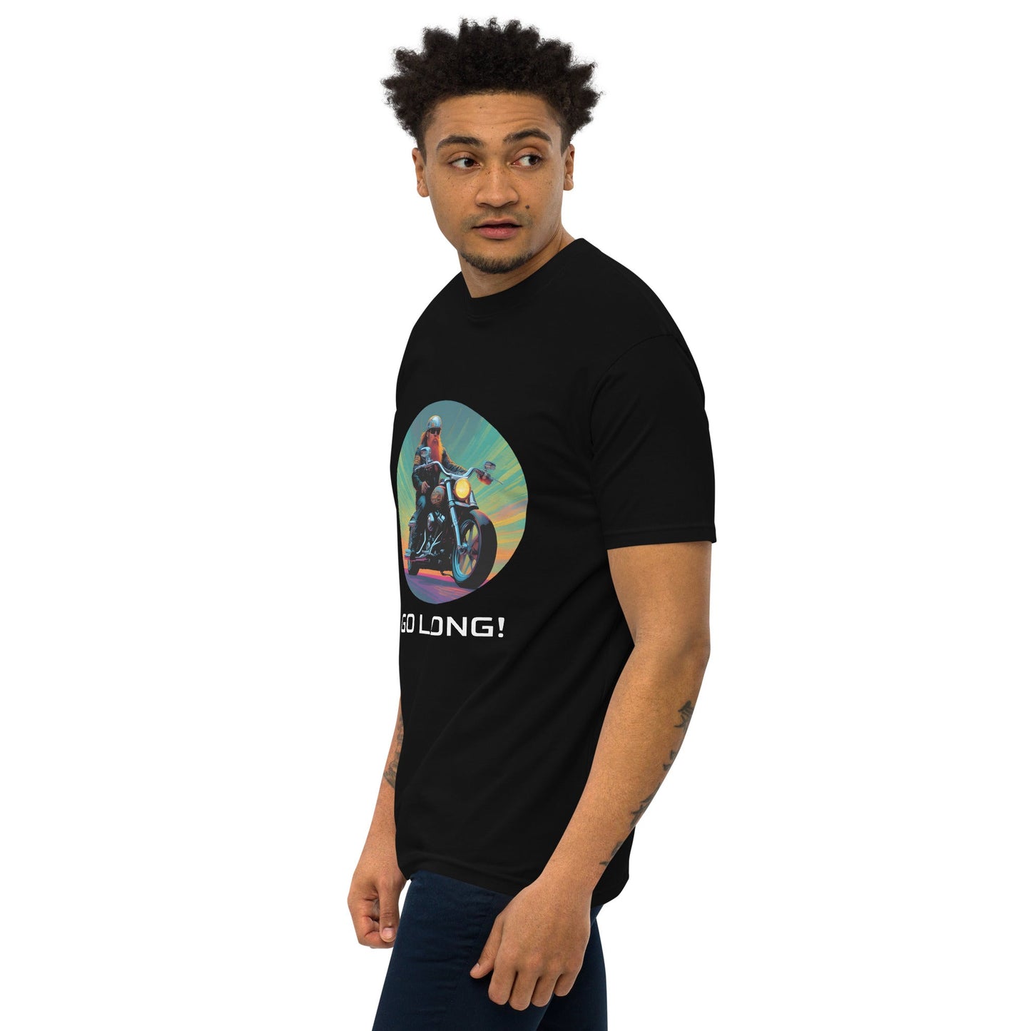 Men’s Premium Tee - Go Long - The Vandi Company