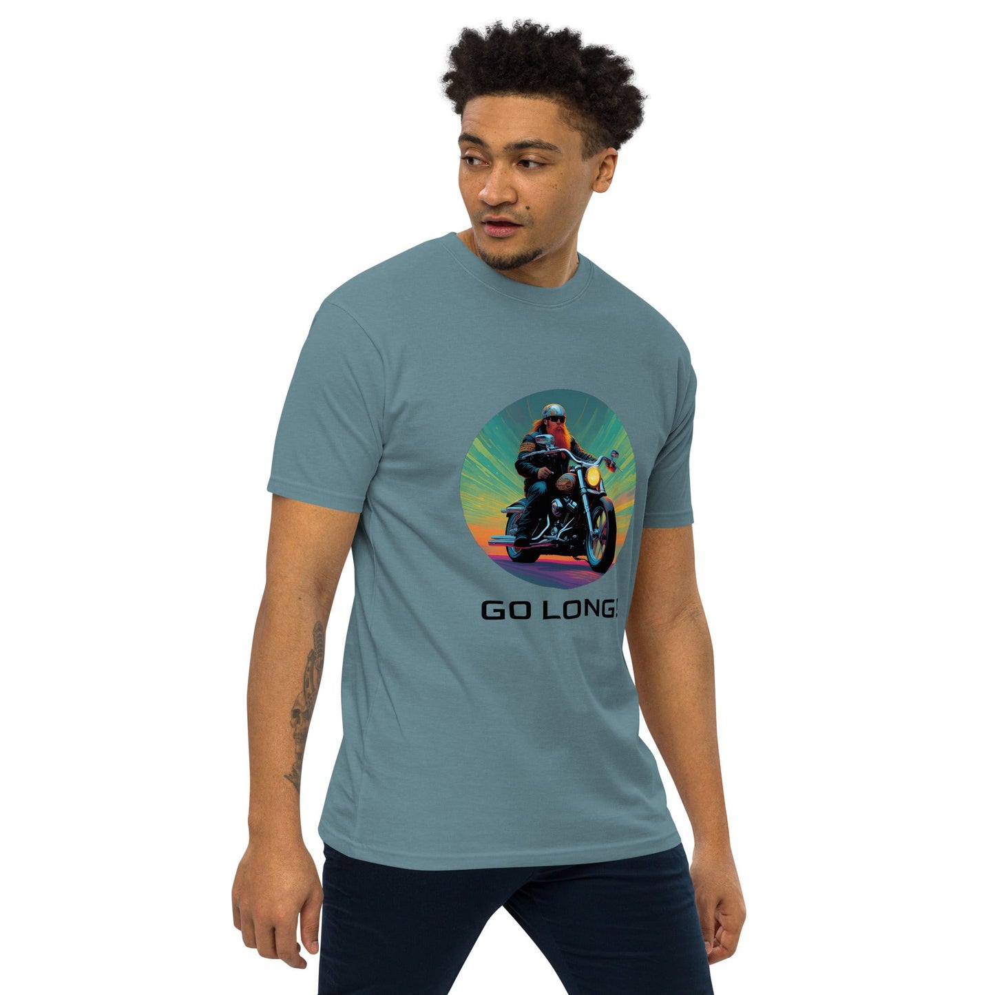 Men’s Premium Tee - Go Long - The Vandi Company