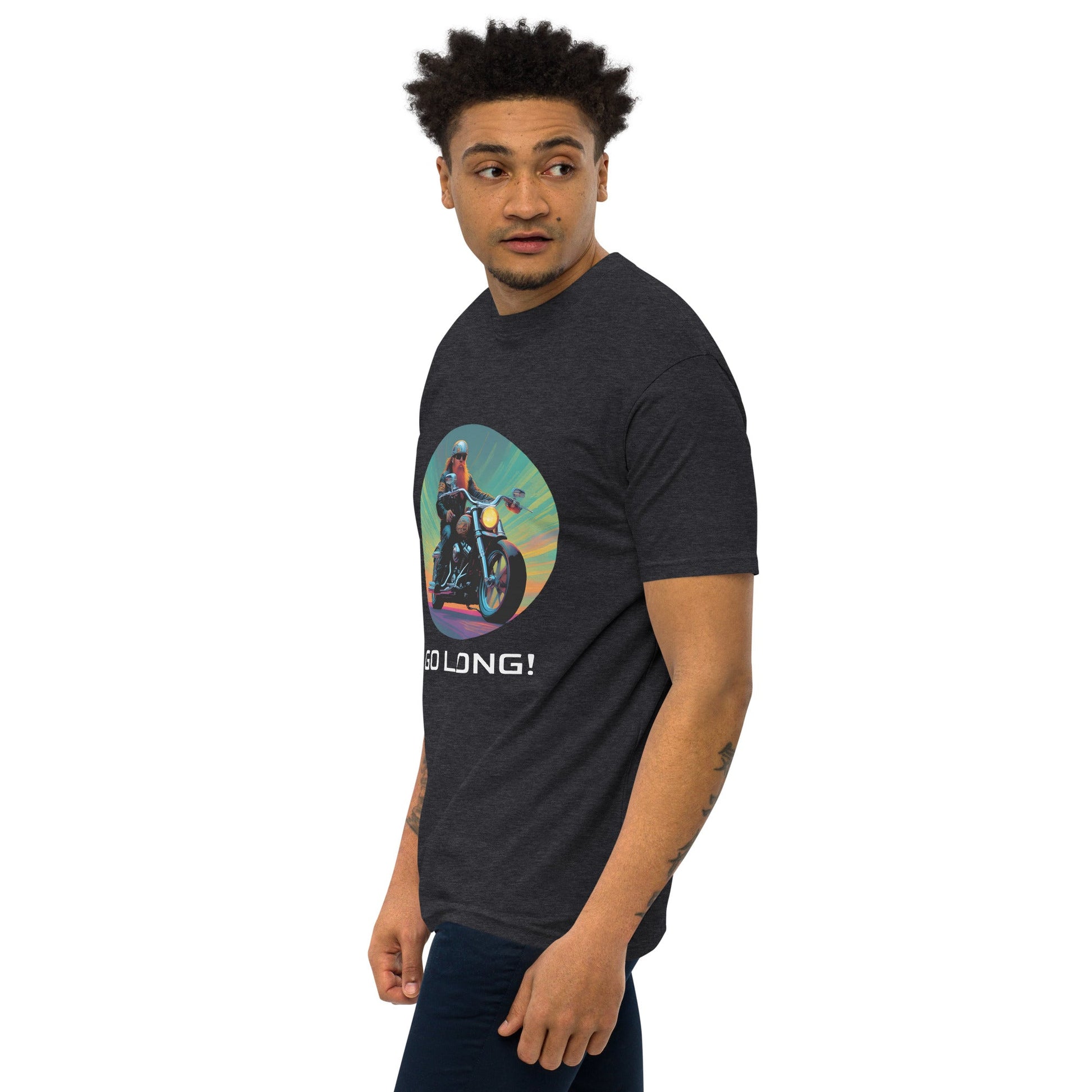 Men’s Premium Tee - Go Long - The Vandi Company