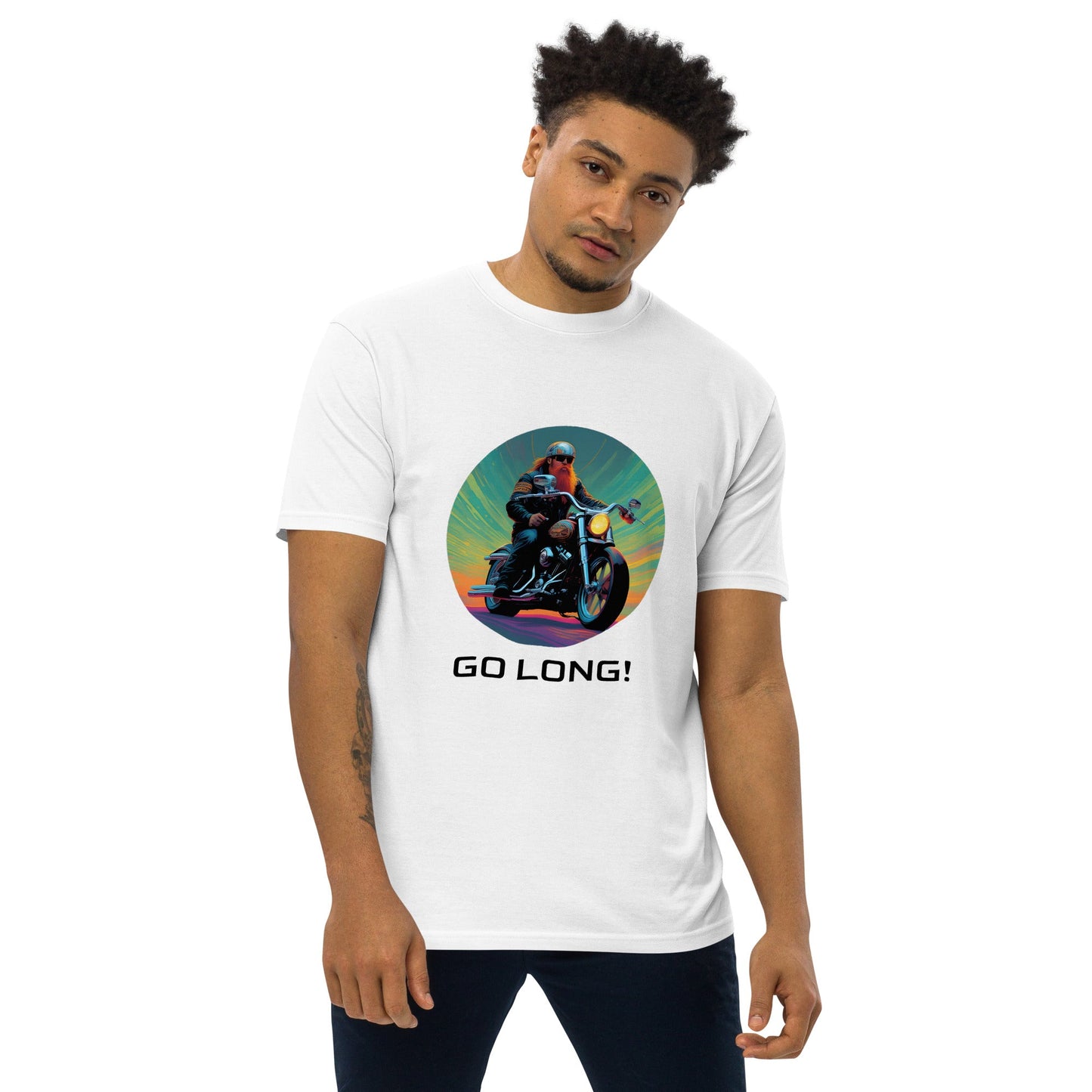 Men’s Premium Tee - Go Long - The Vandi Company