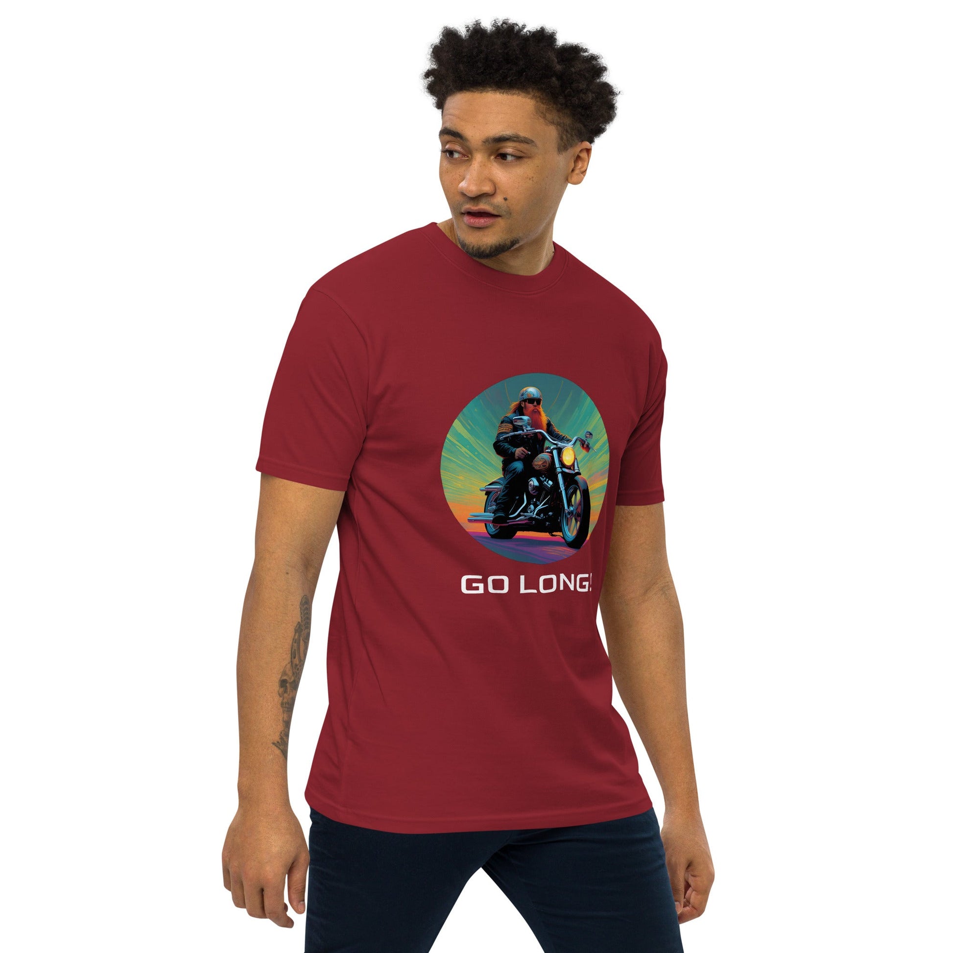 Men’s Premium Tee - Go Long - The Vandi Company