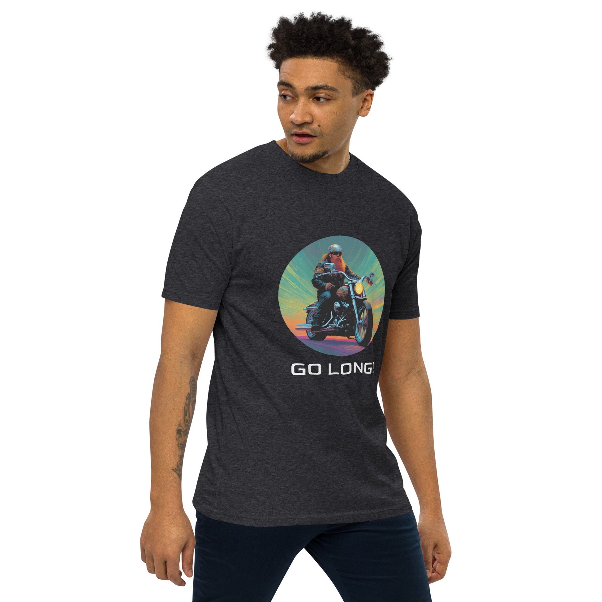 Men’s Premium Tee - Go Long - The Vandi Company