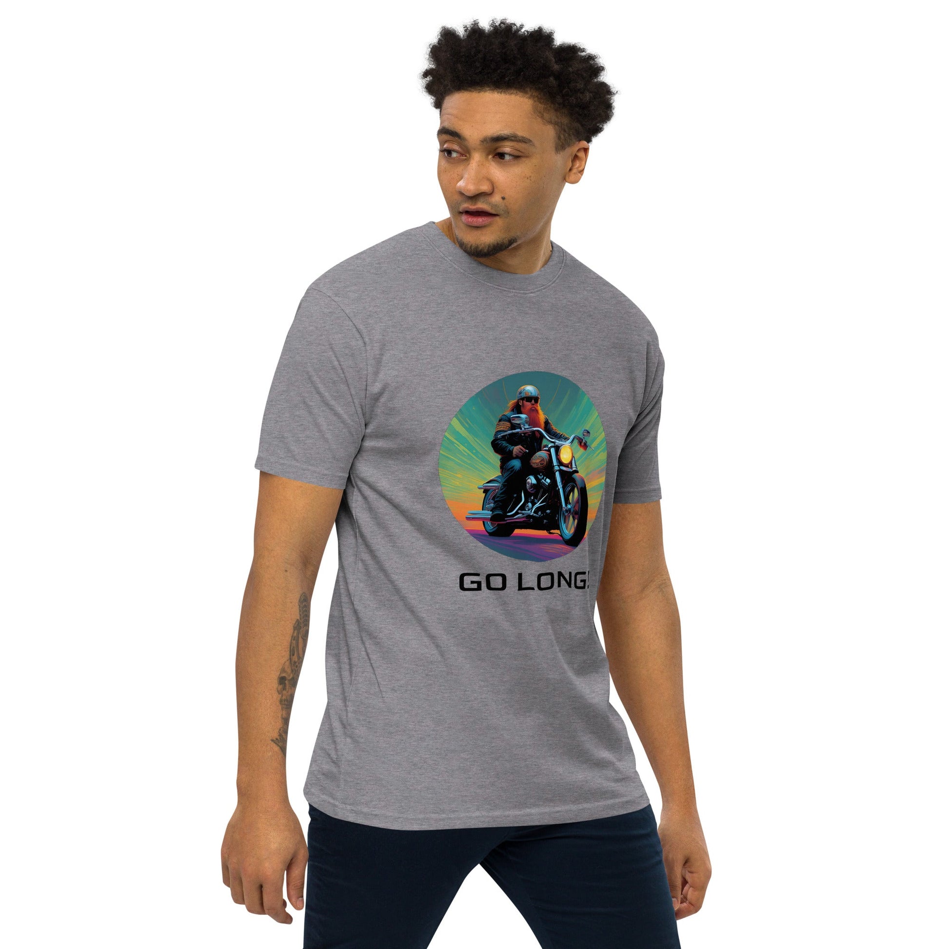 Men’s Premium Tee - Go Long - The Vandi Company