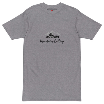 Men’s Premium Tee - Mountains Calling - The Vandi Company