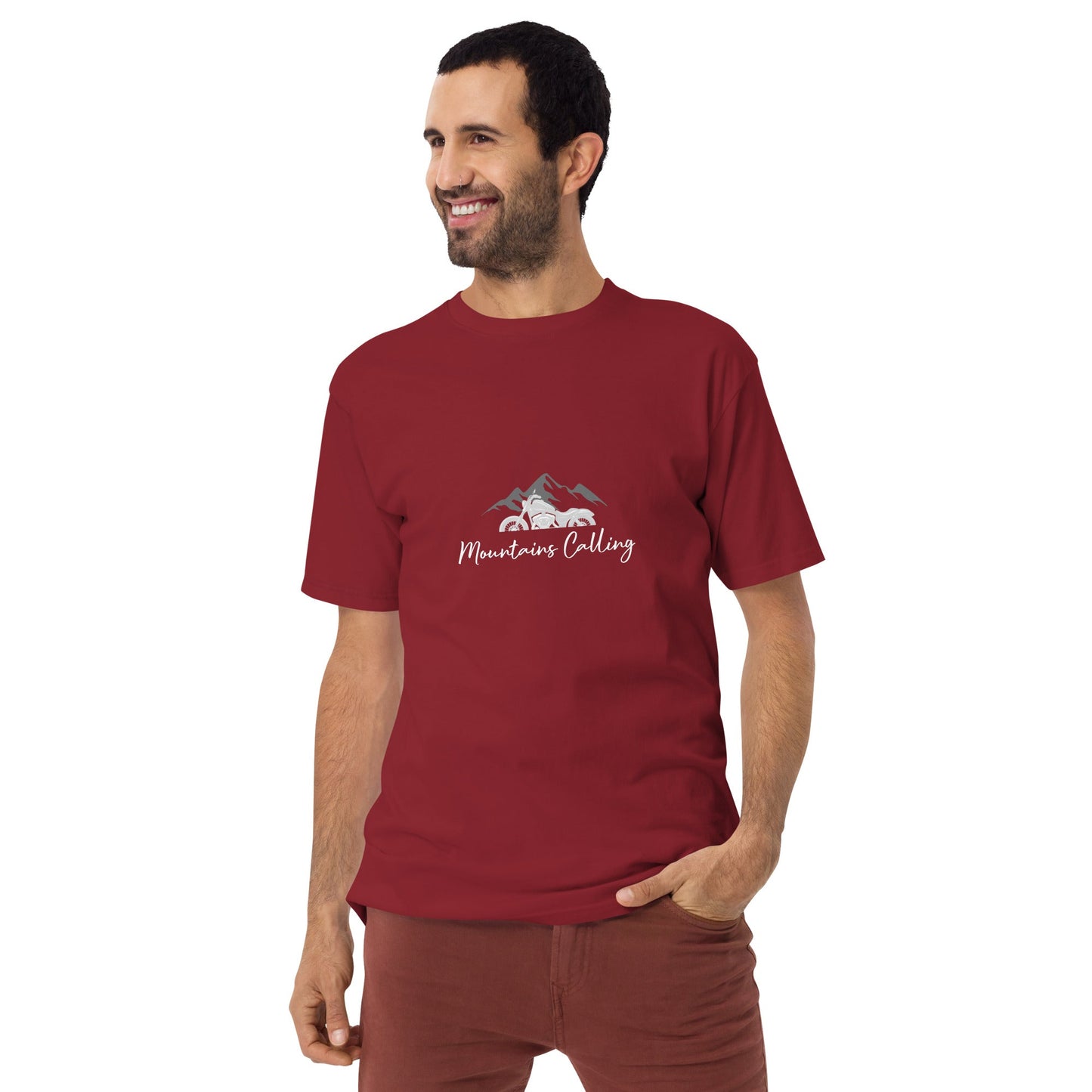 Men’s Premium Tee - Mountains Calling - The Vandi Company