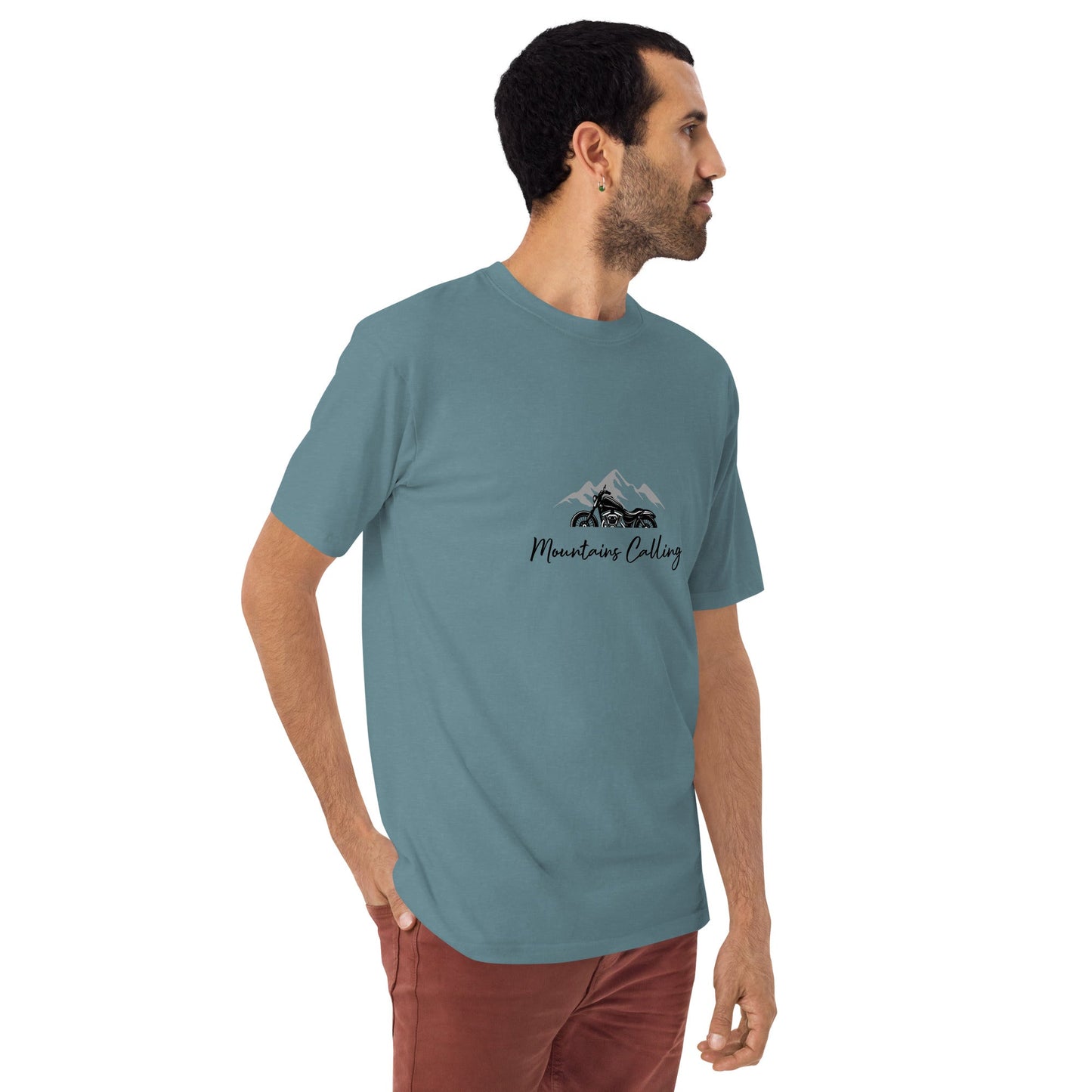 Men’s Premium Tee - Mountains Calling - The Vandi Company