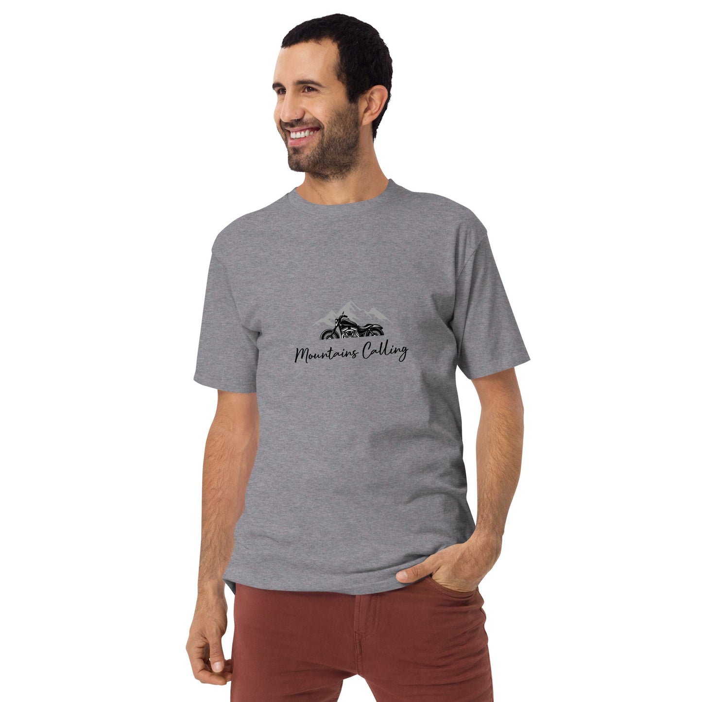 Men’s Premium Tee - Mountains Calling - The Vandi Company