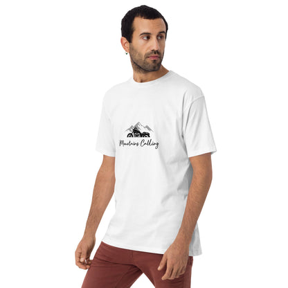 Men’s Premium Tee - Mountains Calling - The Vandi Company