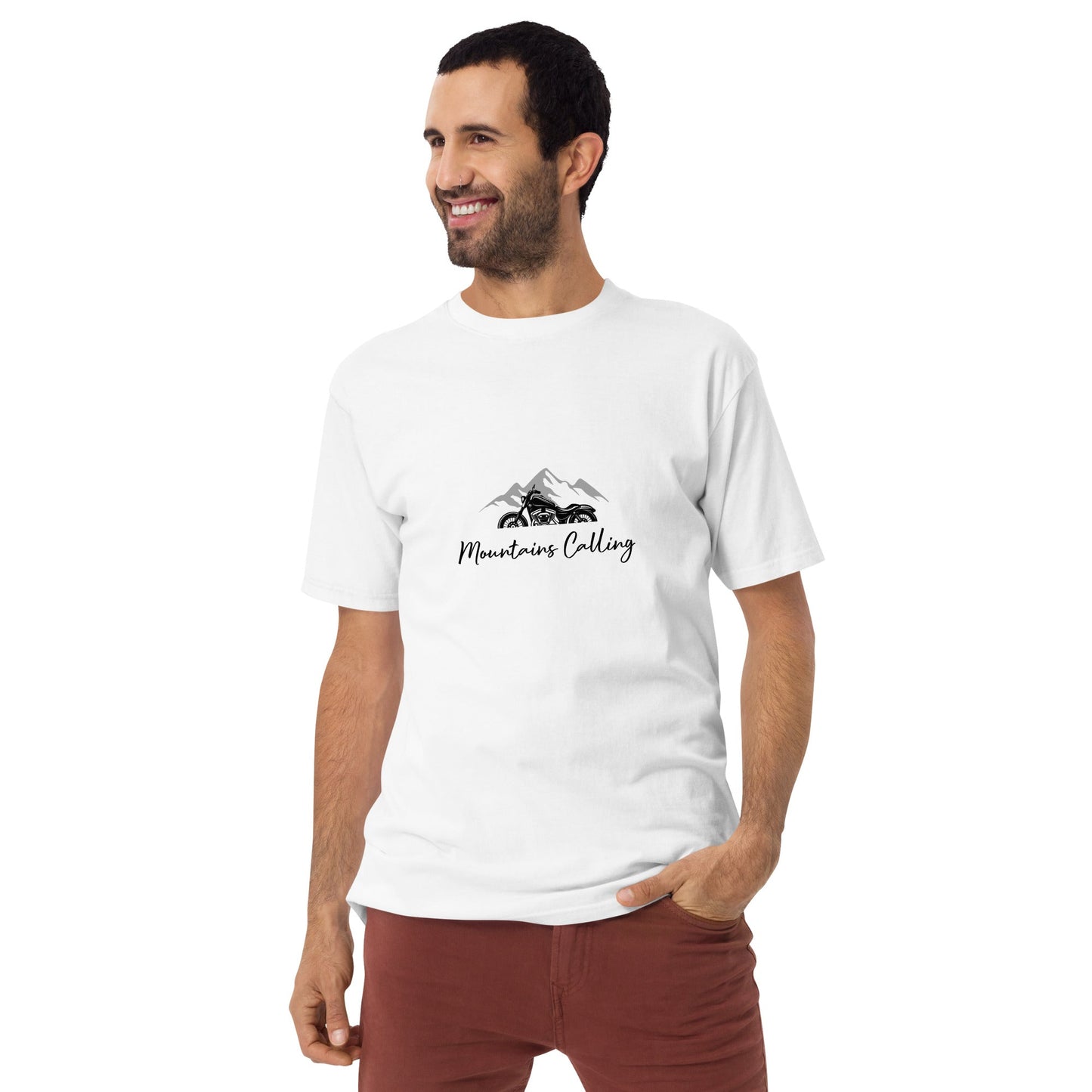 Men’s Premium Tee - Mountains Calling - The Vandi Company