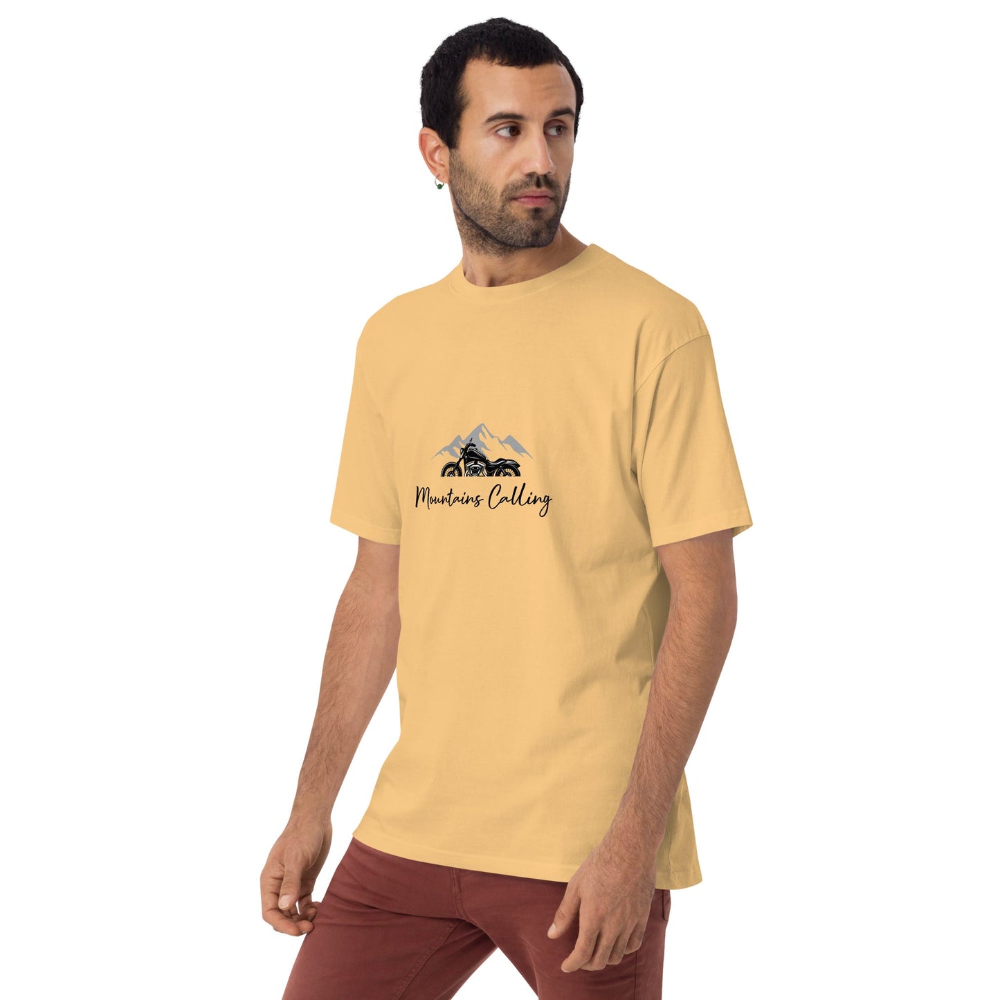 Men’s Premium Tee - Mountains Calling - The Vandi Company