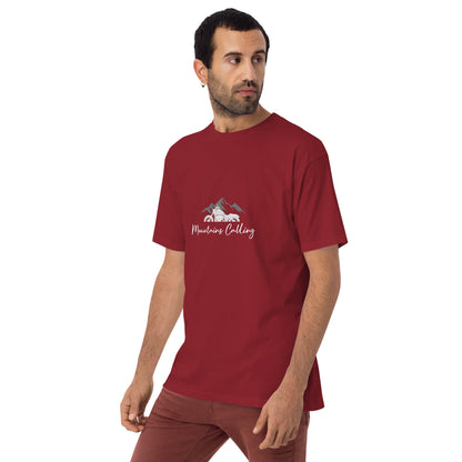 Men’s Premium Tee - Mountains Calling - The Vandi Company