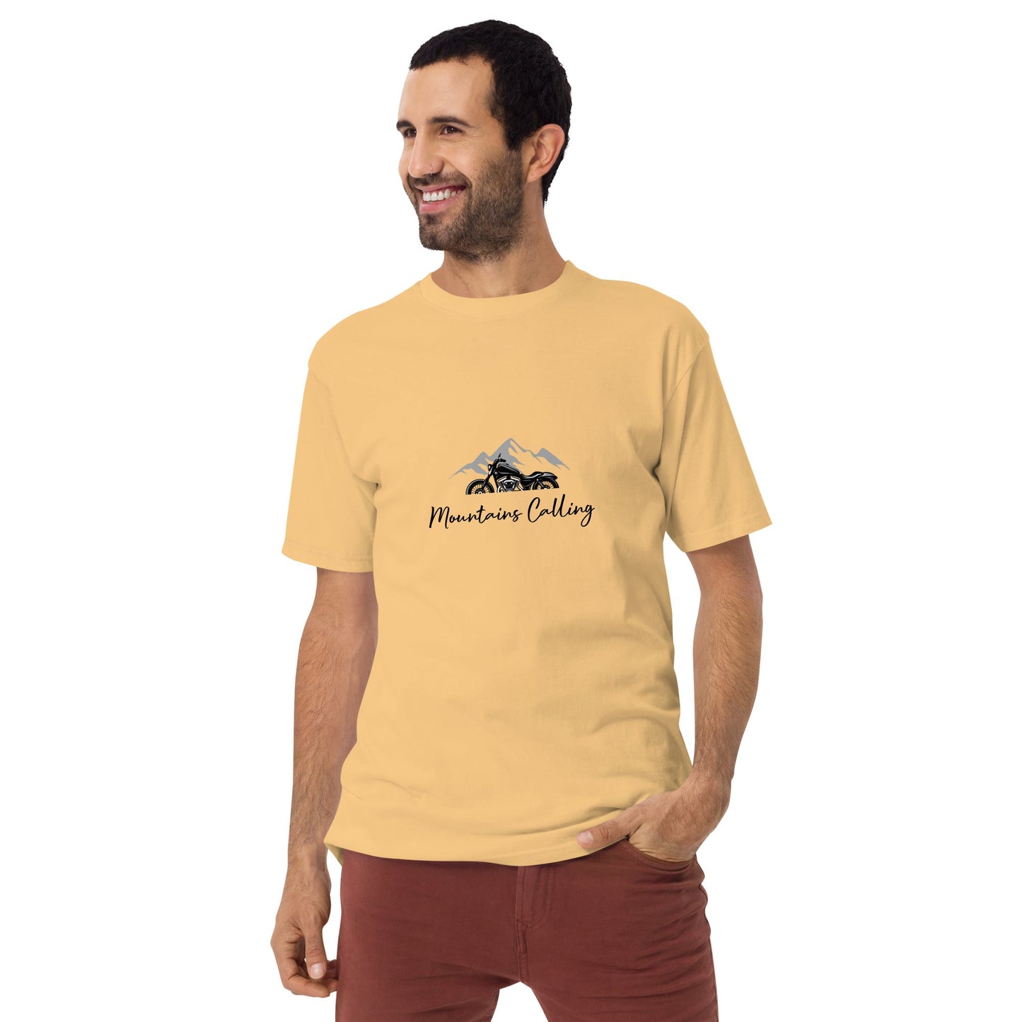 Men’s Premium Tee - Mountains Calling - The Vandi Company