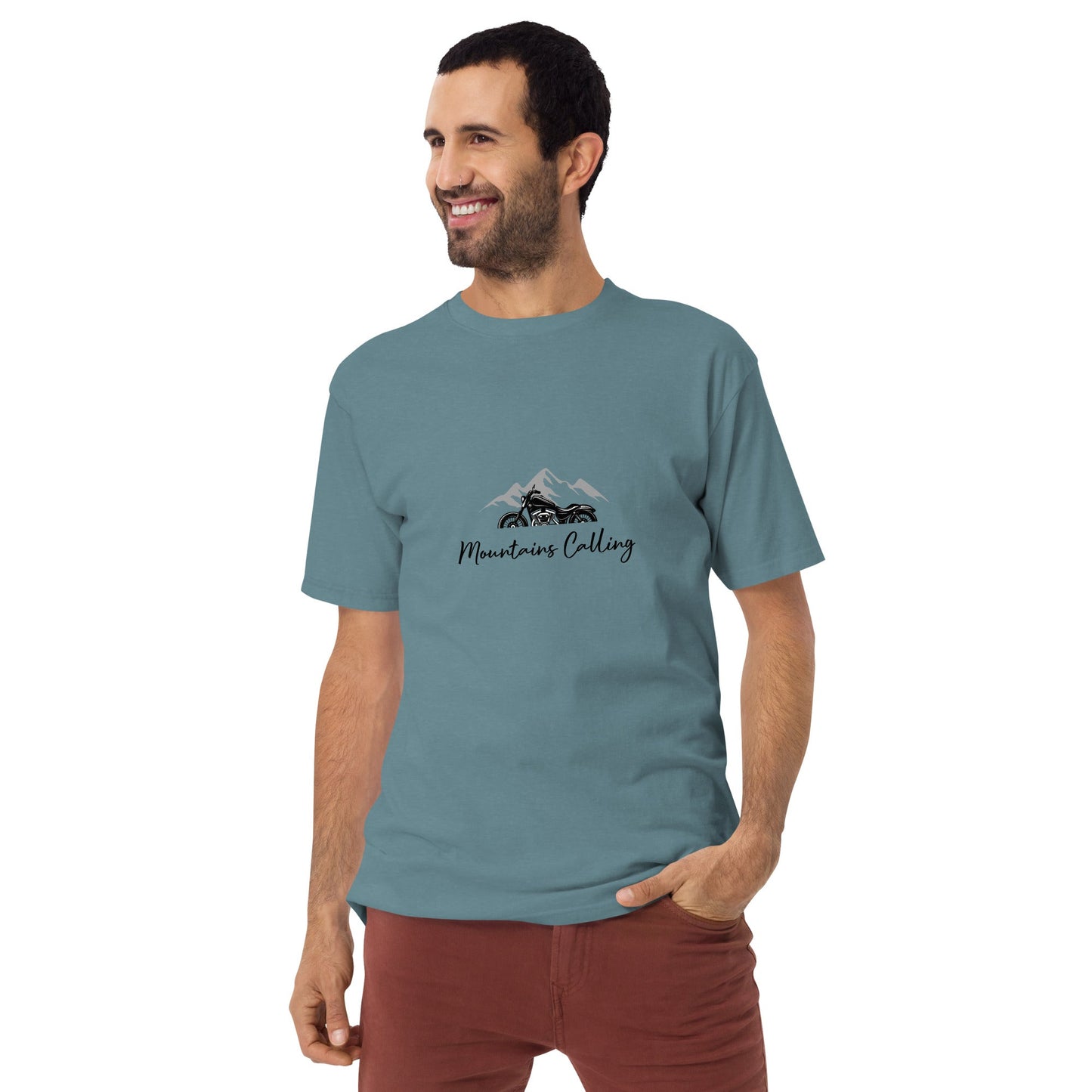 Men’s Premium Tee - Mountains Calling - The Vandi Company