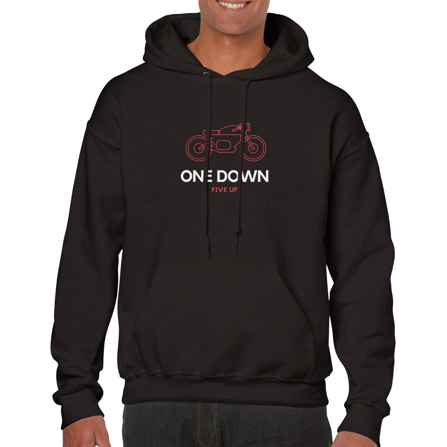 Premium Unisex Pullover Hoodie - One Down - The Vandi Company