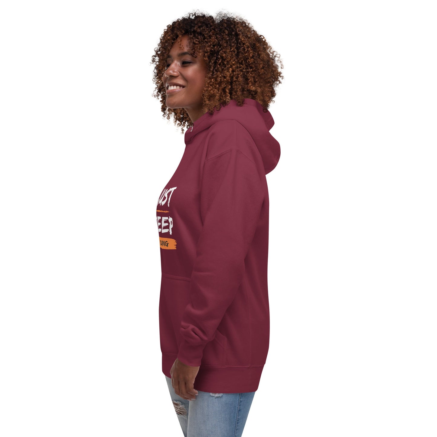 Unisex Premium Hoodie (W) - Just Keep Riding - The Vandi Company