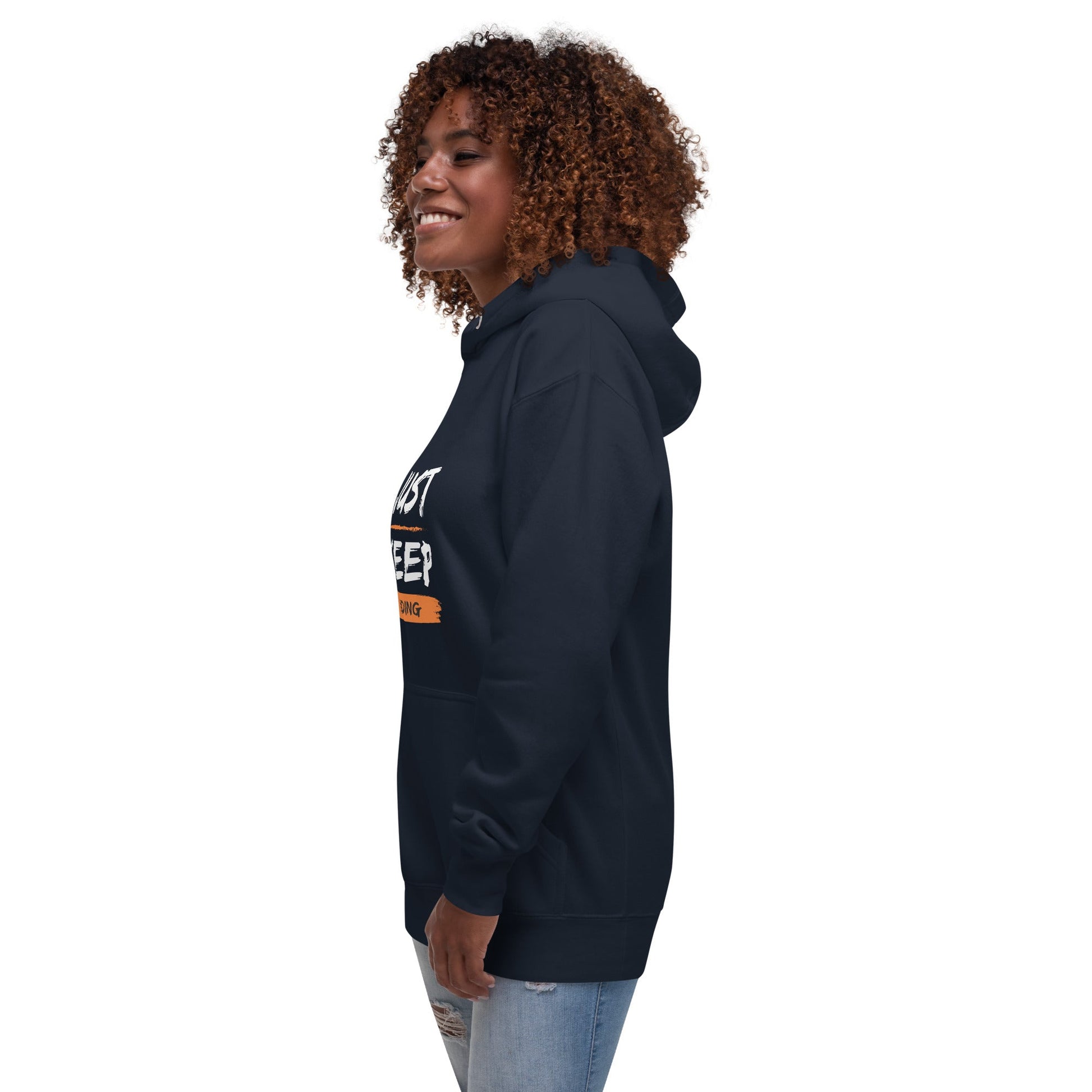 Unisex Premium Hoodie (W) - Just Keep Riding - The Vandi Company