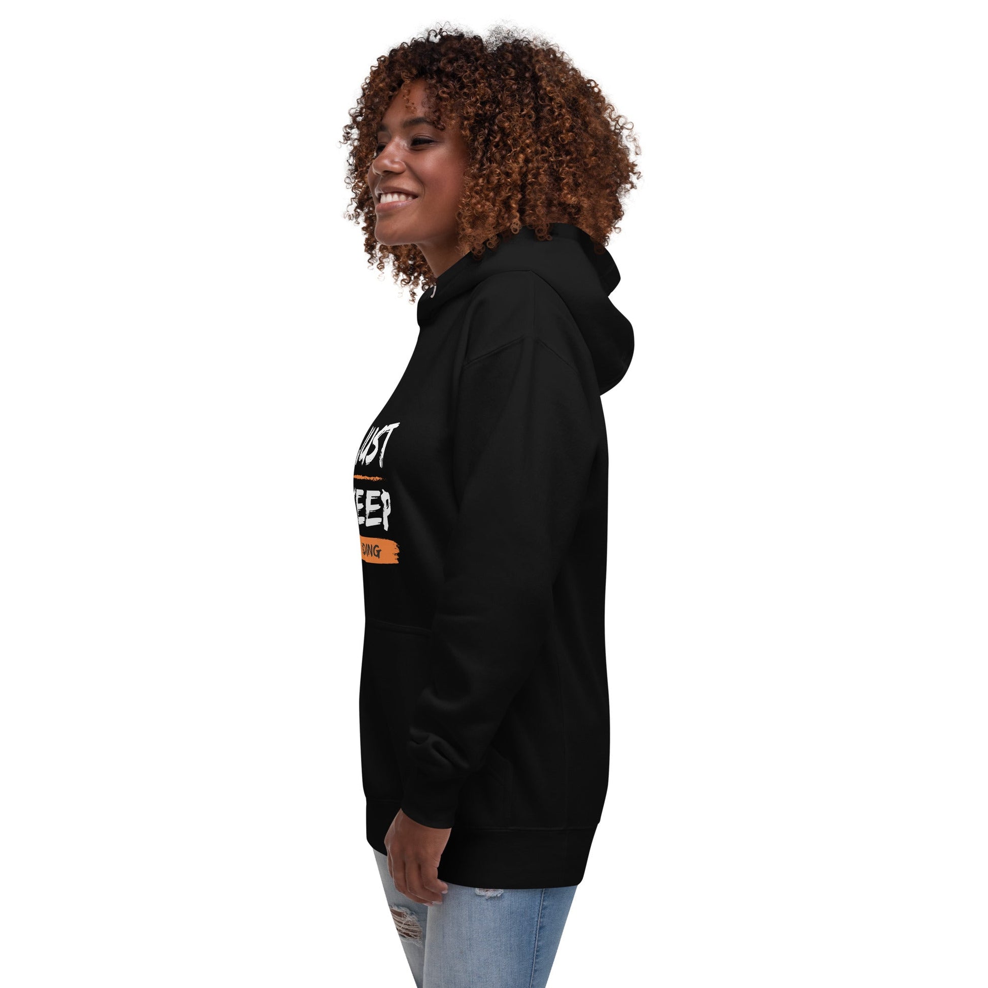 Unisex Premium Hoodie (W) - Just Keep Riding - The Vandi Company