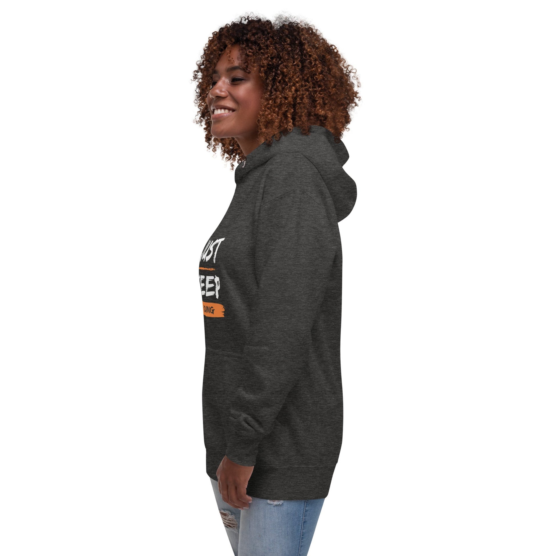 Unisex Premium Hoodie (W) - Just Keep Riding - The Vandi Company