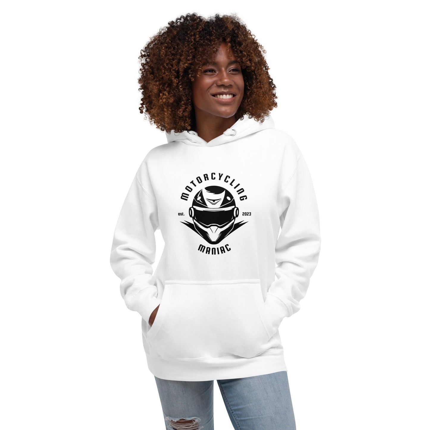 Unisex Premium Hoodie (W) - Maniac - The Vandi Company