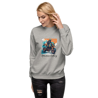 Unisex Premium Sweatshirt - Adventure Calling - The Vandi Company