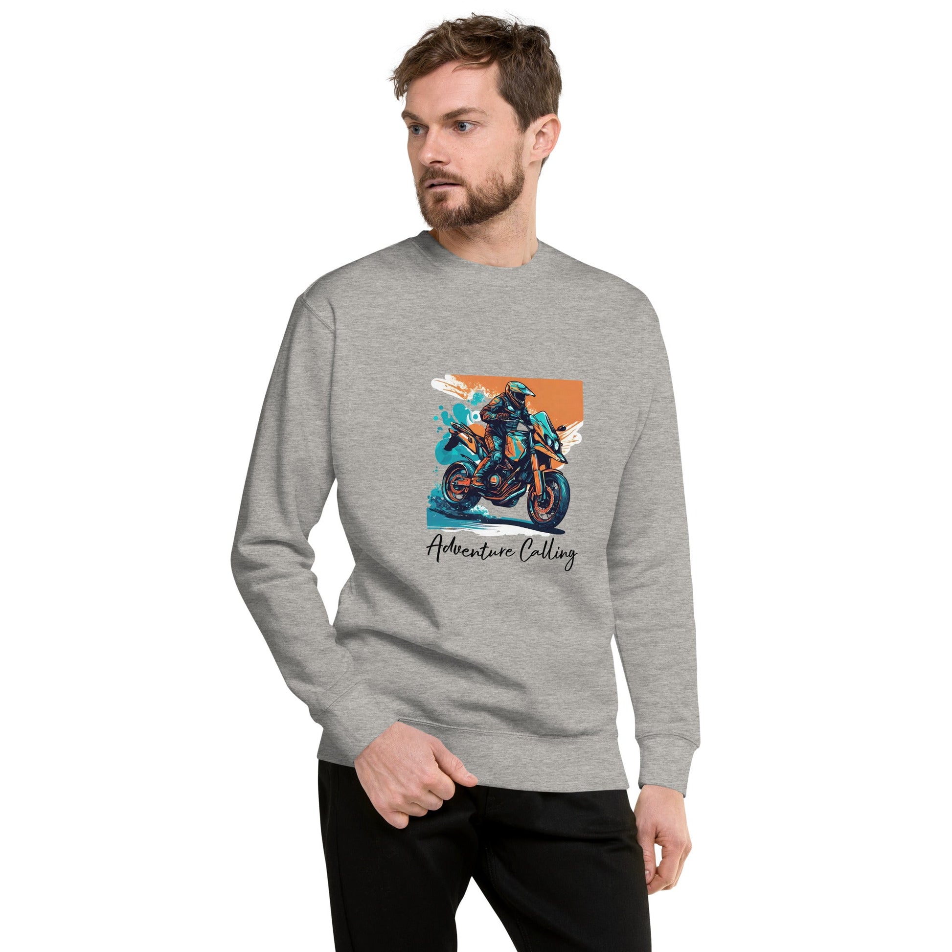 Unisex Premium Sweatshirt - Adventure Calling - The Vandi Company