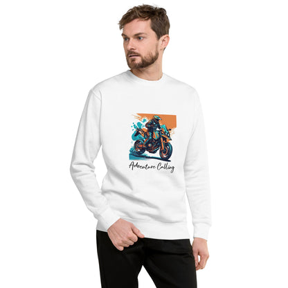 Unisex Premium Sweatshirt - Adventure Calling - The Vandi Company