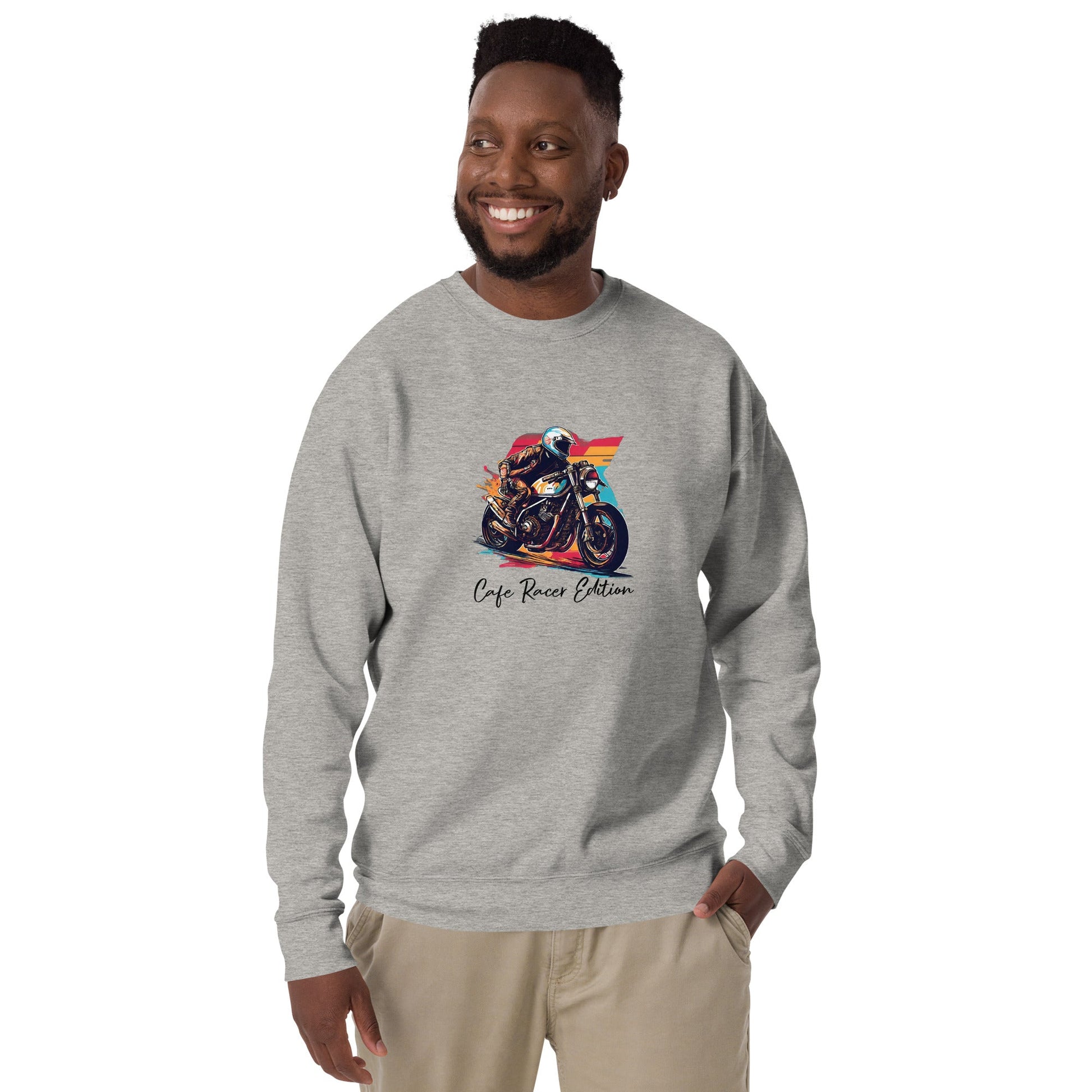 Unisex Premium Sweatshirt - Cafe Racer Edition - The Vandi Company