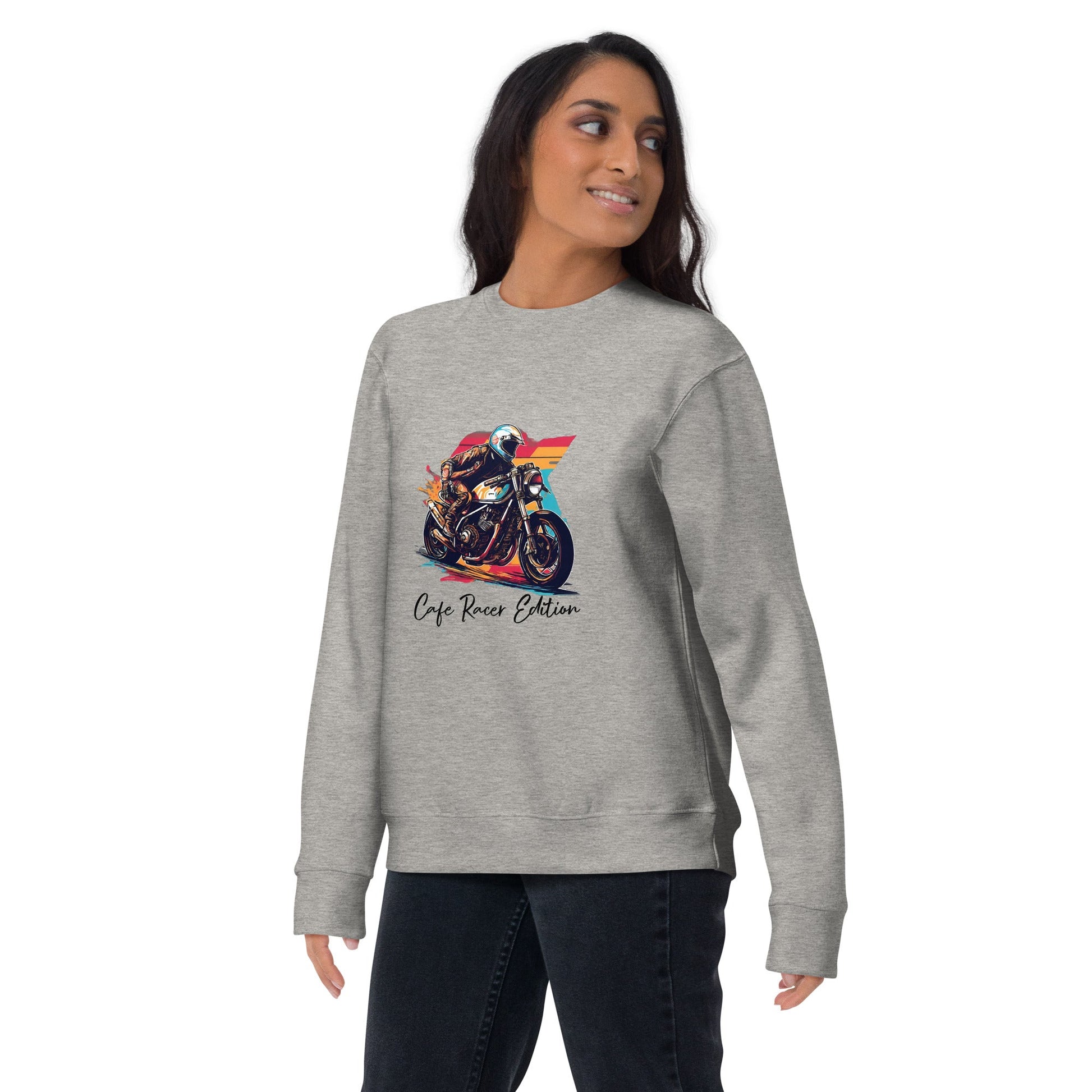Unisex Premium Sweatshirt - Cafe Racer Edition - The Vandi Company