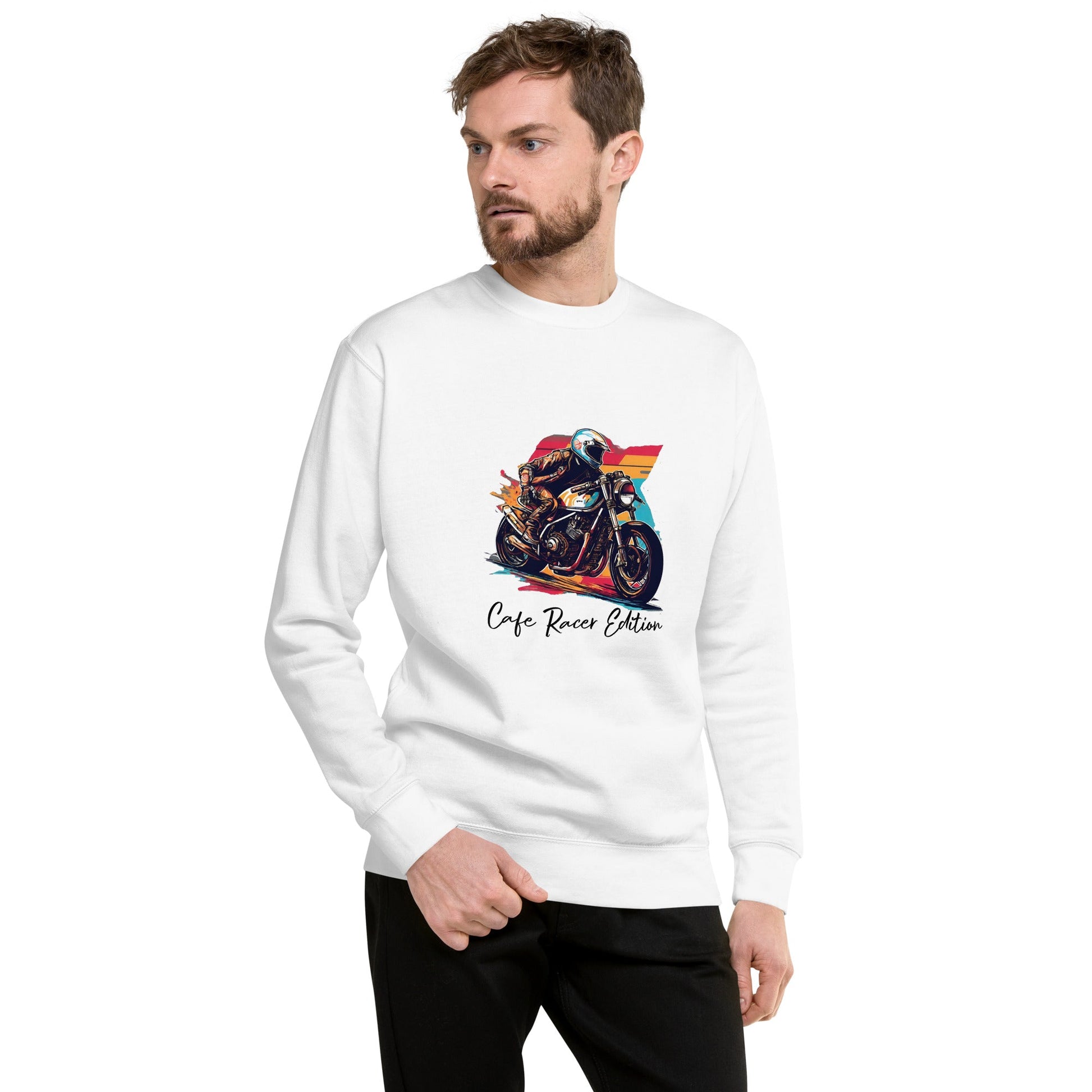 Unisex Premium Sweatshirt - Cafe Racer Edition - The Vandi Company