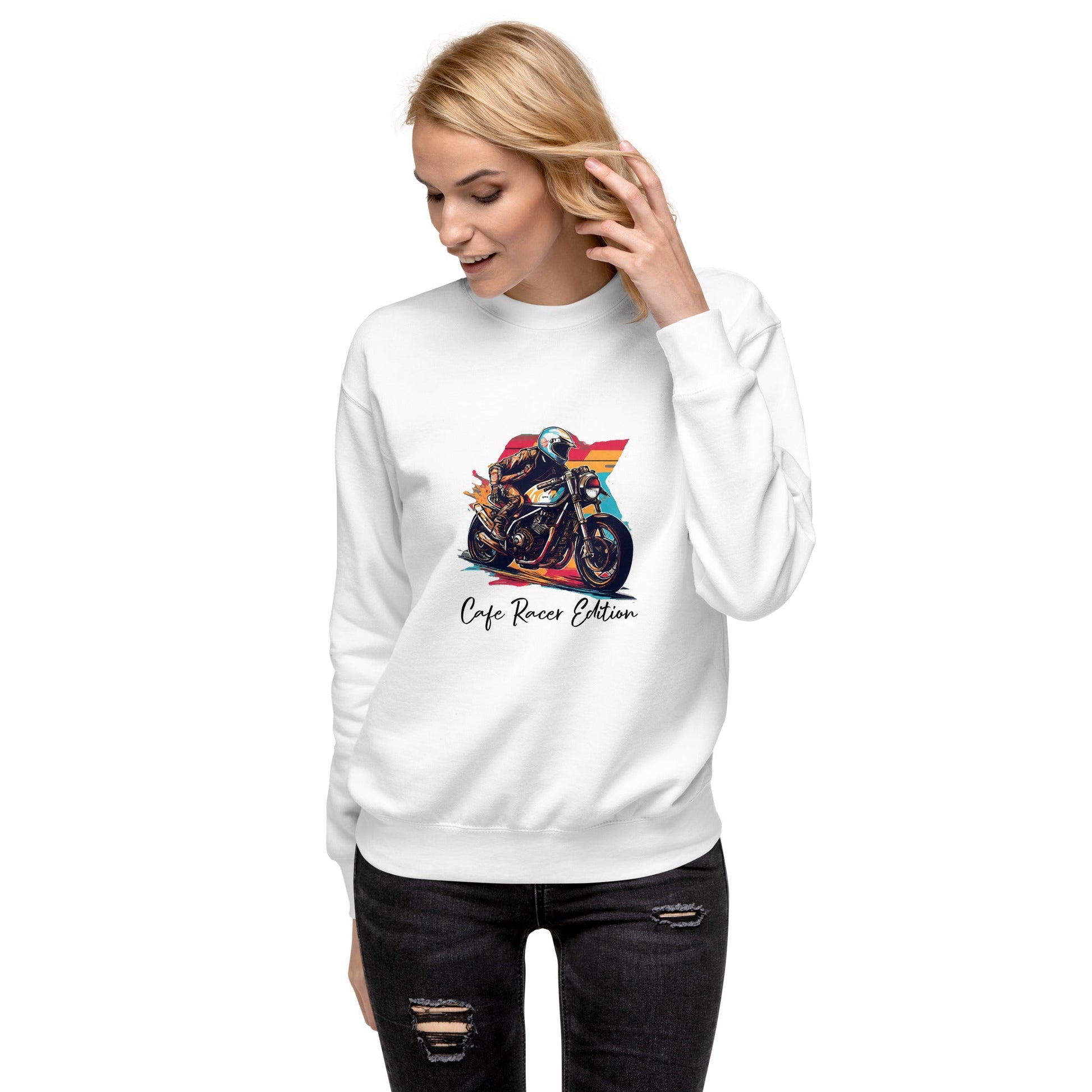 Unisex Premium Sweatshirt - Cafe Racer Edition - The Vandi Company