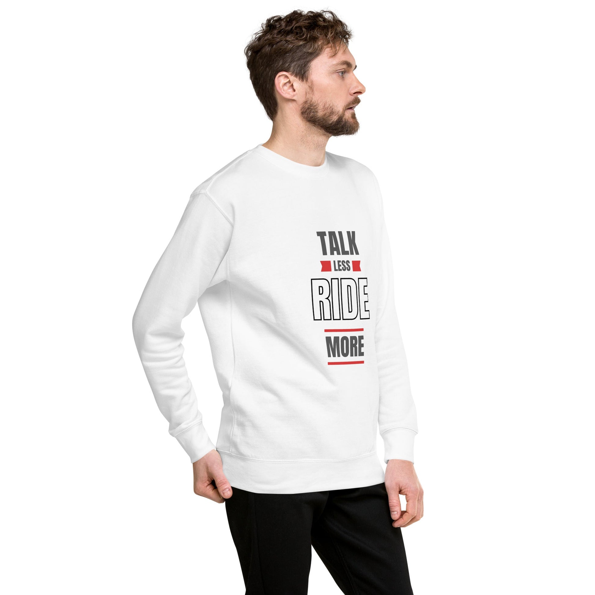 Unisex Premium Sweatshirt - Talk Less - The Vandi Company