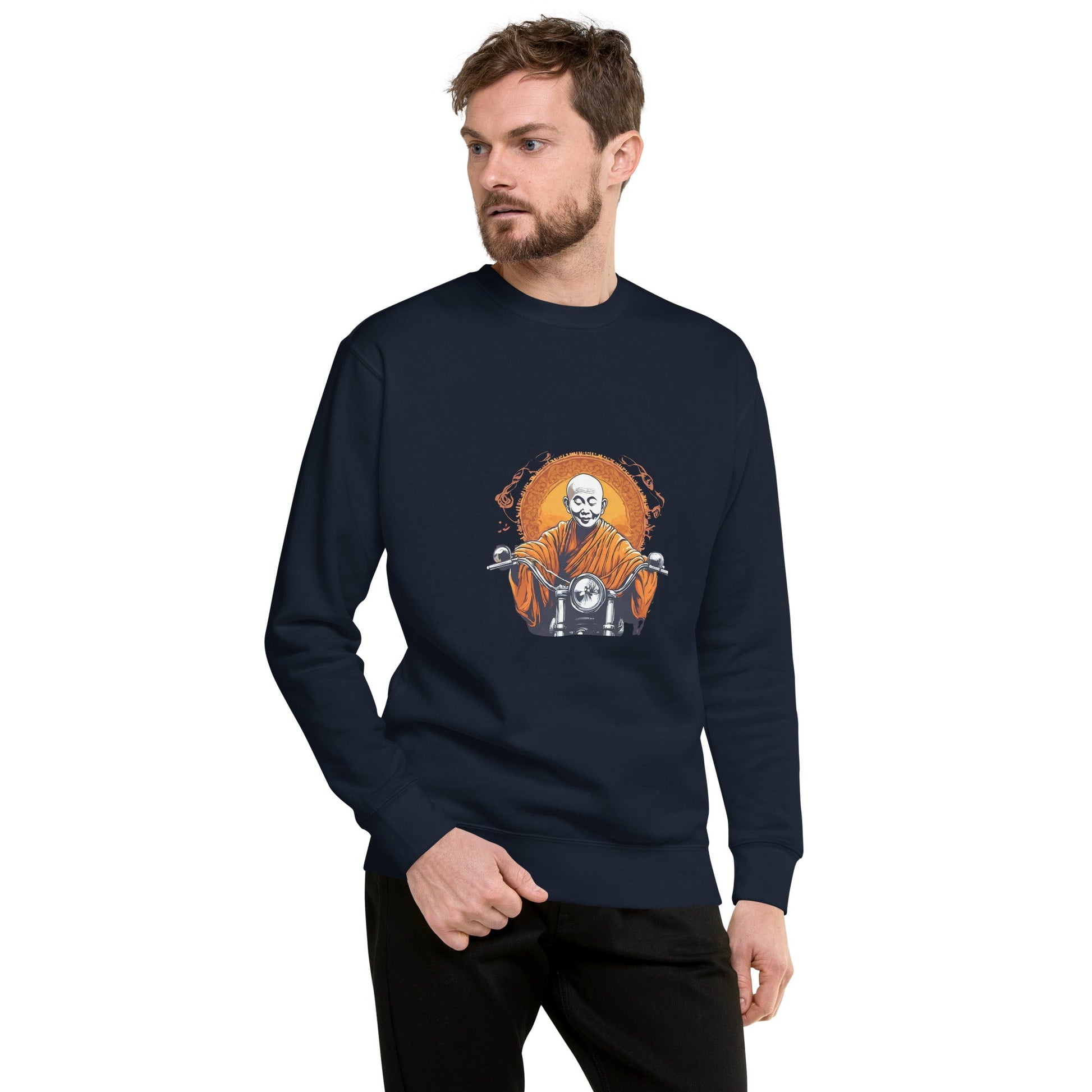 Unisex Premium Sweatshirt - Zen Ride - The Vandi Company