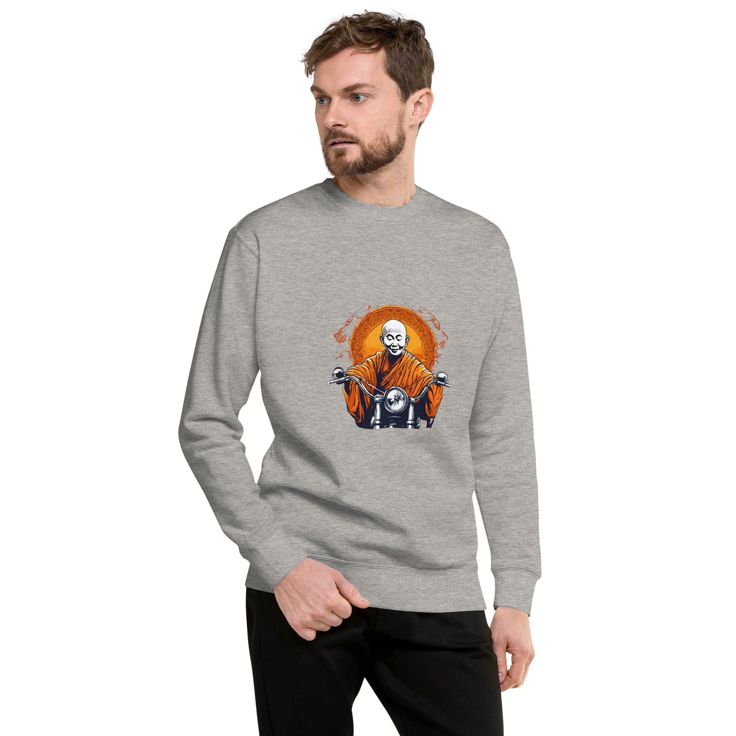 Unisex Premium Sweatshirt - Zen Ride - The Vandi Company