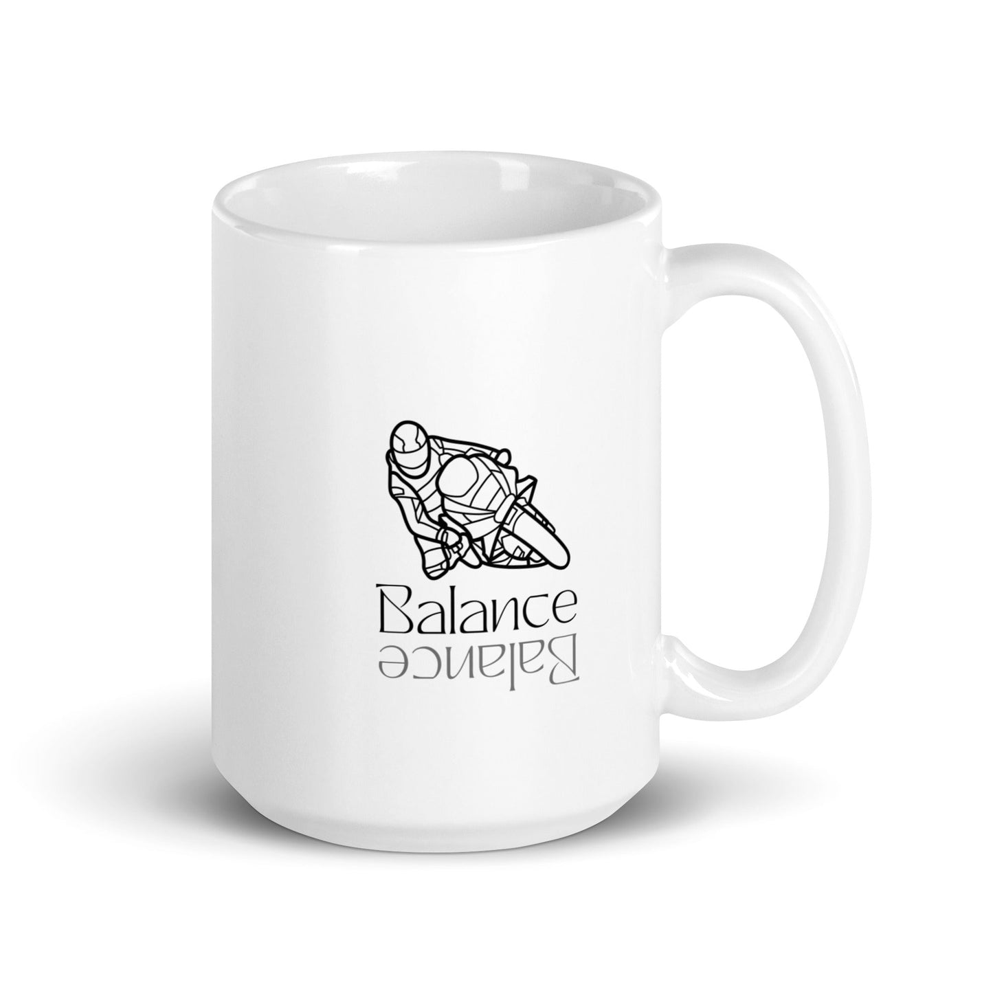 White glossy mug - Balance - The Vandi Company