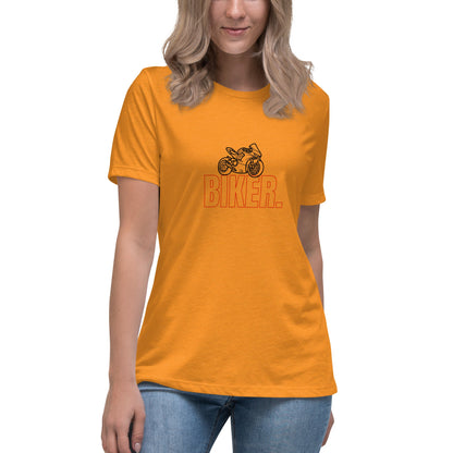 Women's Relaxed T-Shirt - Biker - The Vandi Company