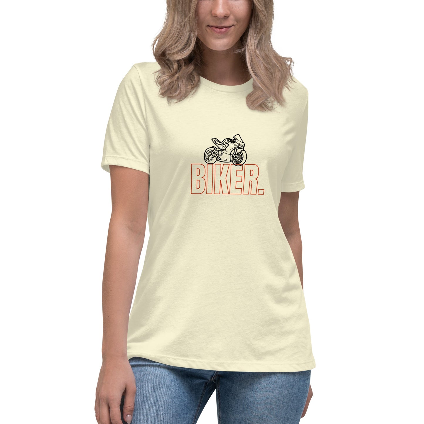 Women's Relaxed T-Shirt - Biker - The Vandi Company