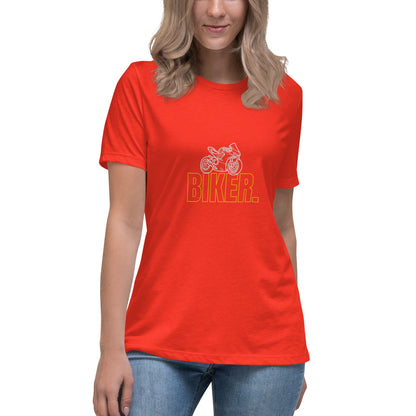 Women's Relaxed T-Shirt - Biker - The Vandi Company