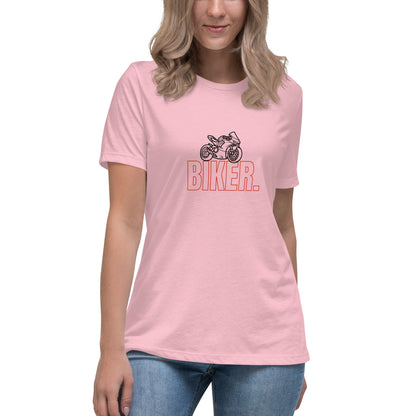 Women's Relaxed T-Shirt - Biker - The Vandi Company