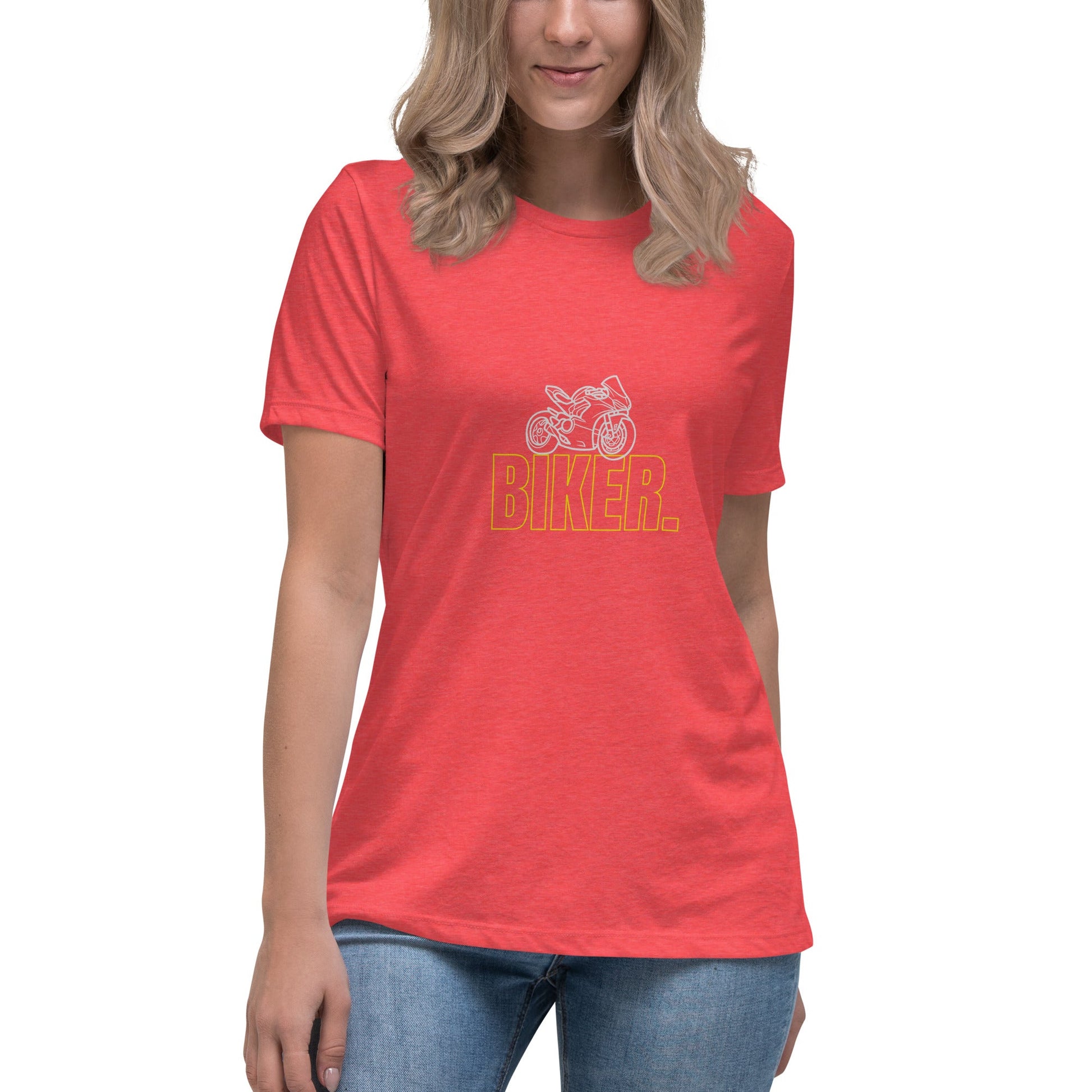 Women's Relaxed T-Shirt - Biker - The Vandi Company