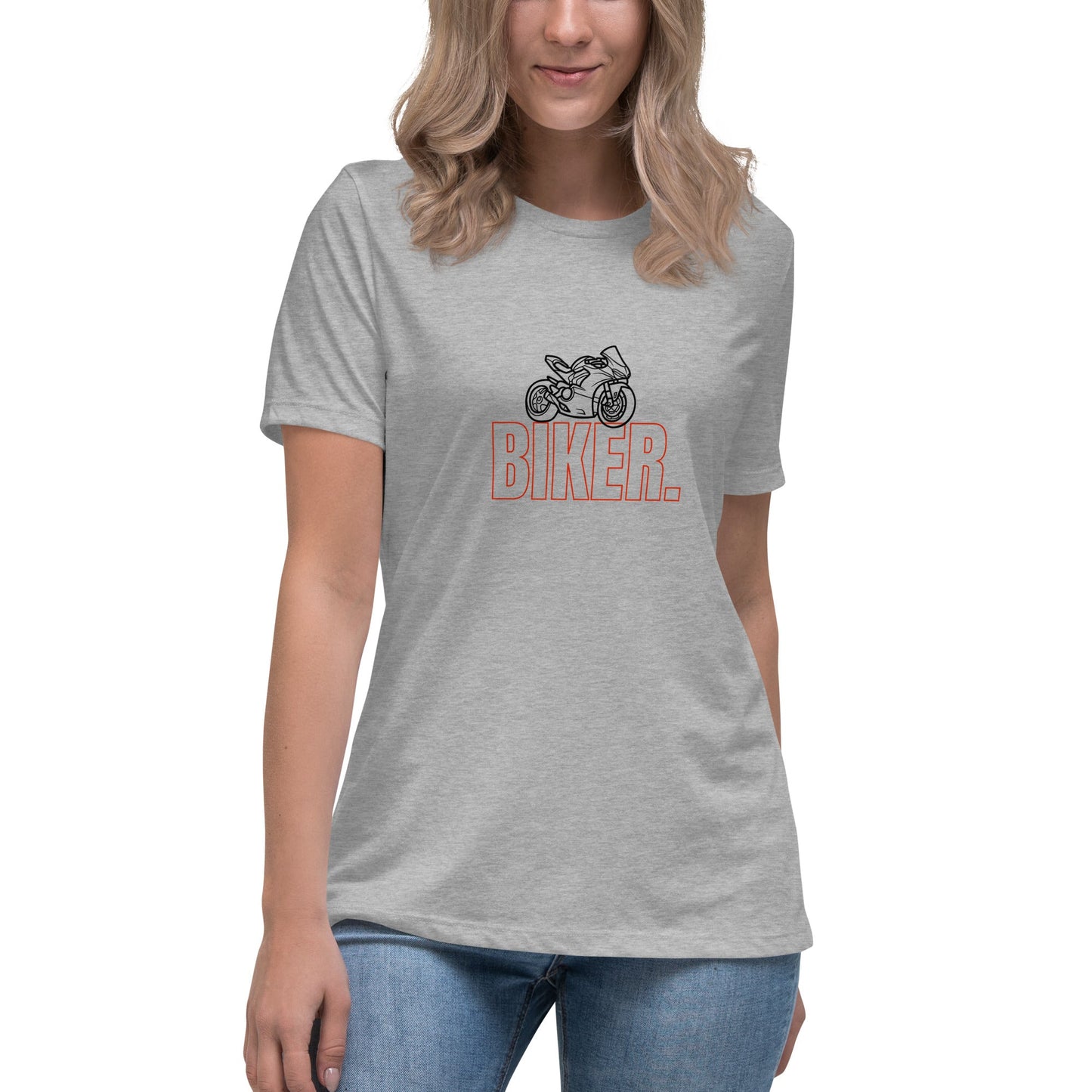 Women's Relaxed T-Shirt - Biker - The Vandi Company