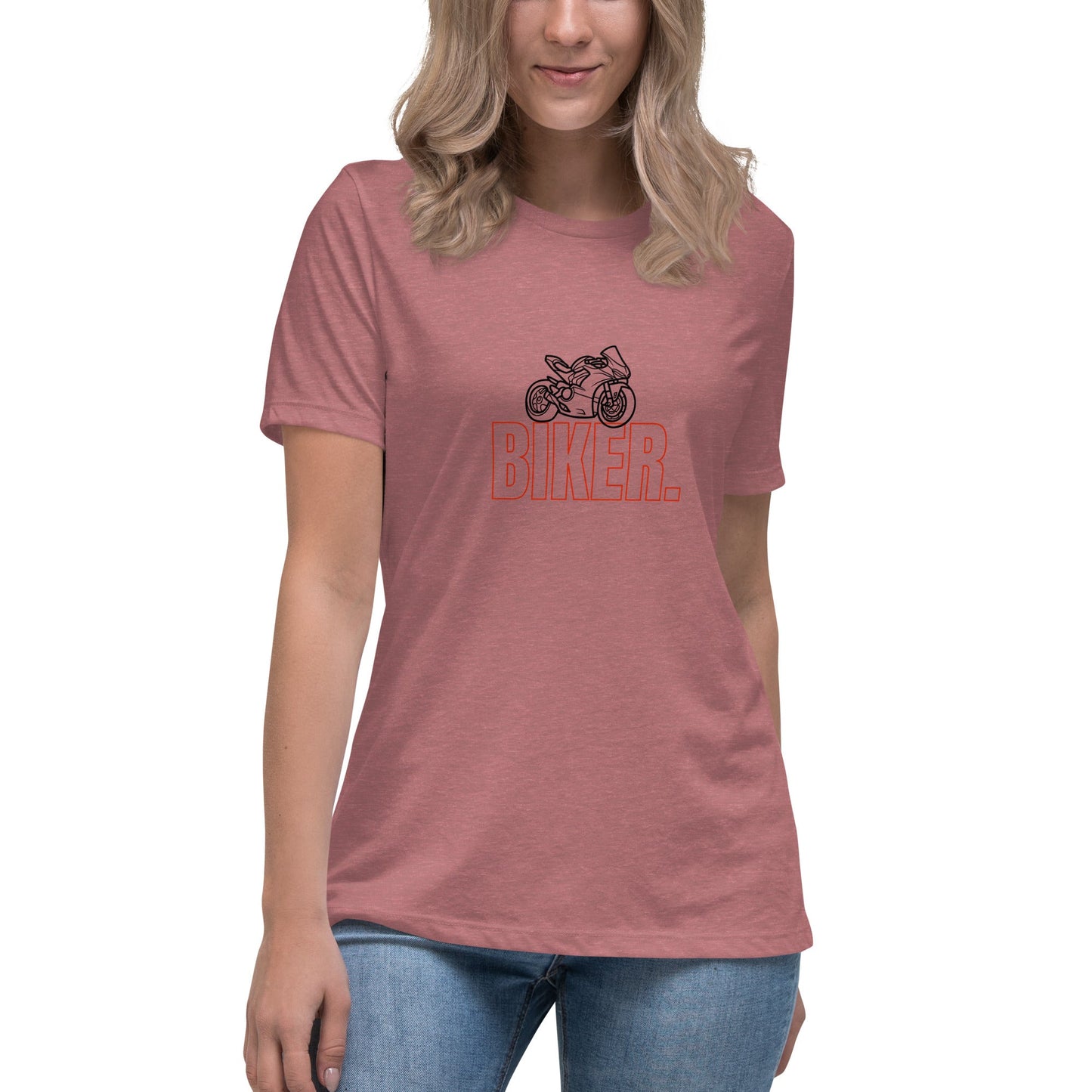 Women's Relaxed T-Shirt - Biker - The Vandi Company