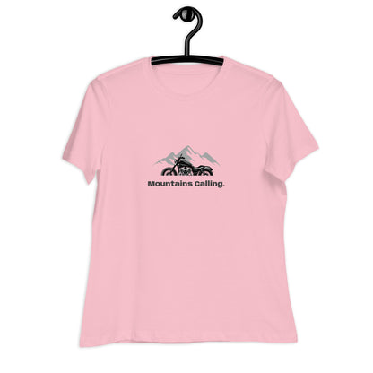 Women's Relaxed T-Shirt - Mountains Calling - The Vandi Company