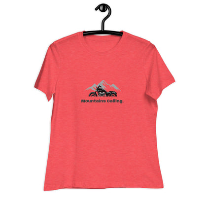 Women's Relaxed T-Shirt - Mountains Calling - The Vandi Company